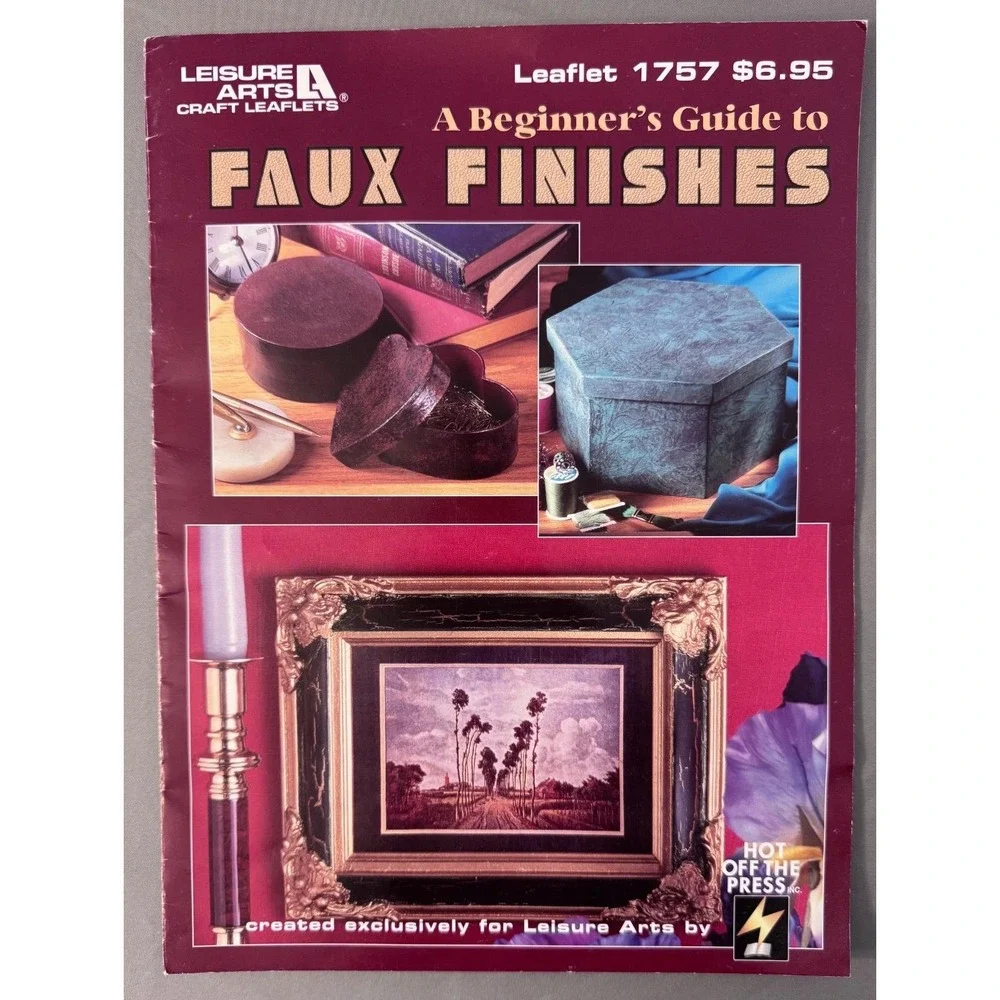 A Beginner's Guide to Faux Finishes PAINTING TECHNIQUES Craft Book #1757